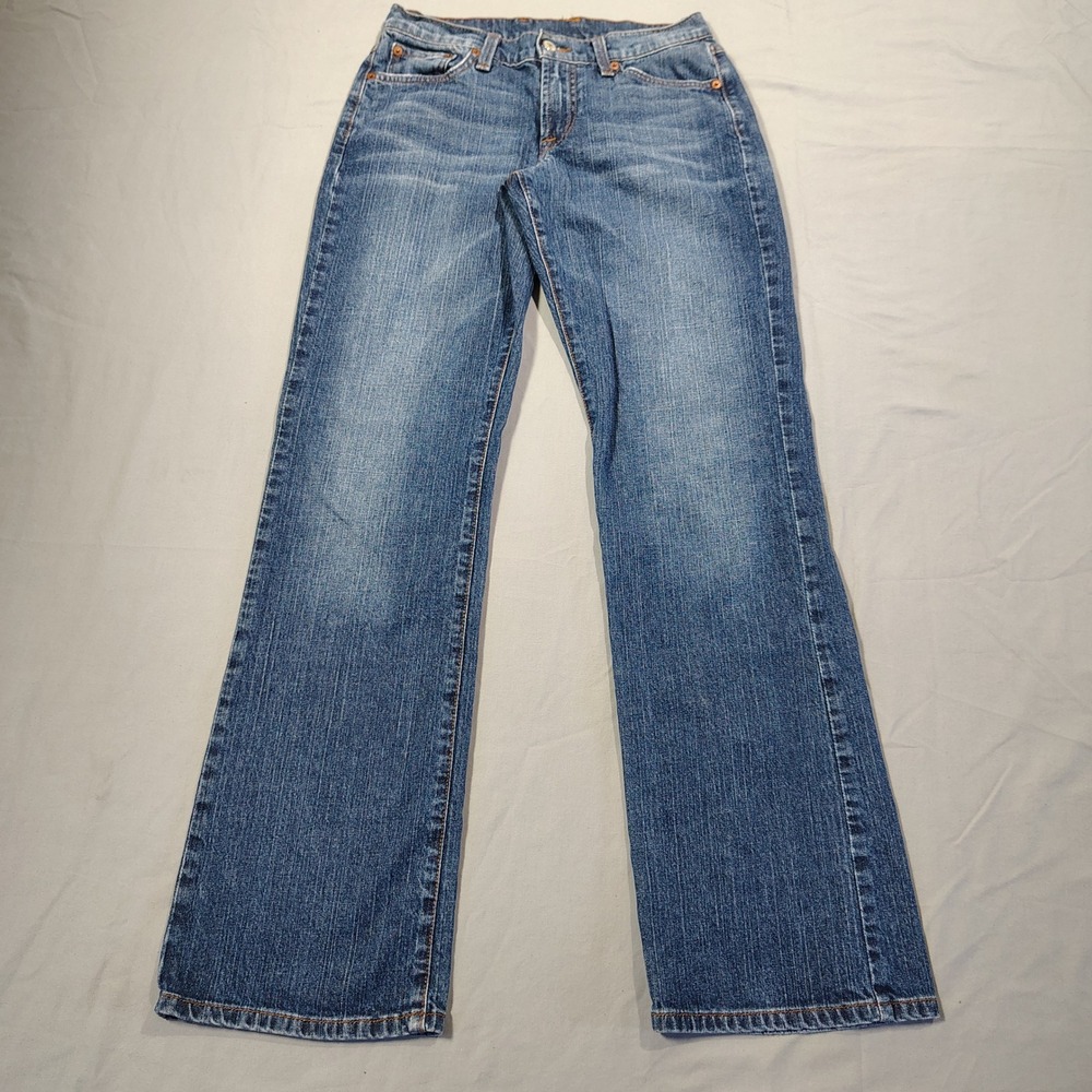 VINTAGE Lucky Brand Jeans Womens 4/27 Gene Montesano Relaxed Straight Leg